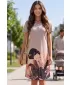 Tricou premium extins pentru femei ALTISPORT VOJ/ALW090SAT02 MARO