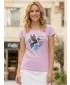 Tricou pentru femei cu mâneci scurte ALTISPORT ALW192122 ORHIDEE