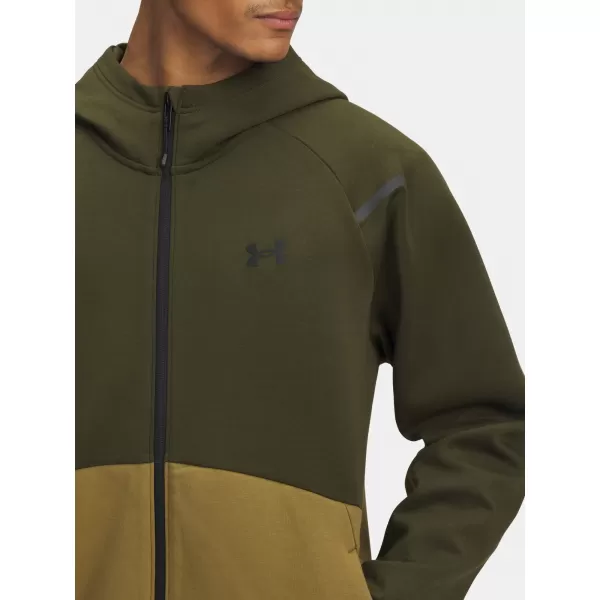  Hanorac pentru bărbați UNDER ARMOUR UA UNSTOPPABLE FLC FZ HD EU VERDE 