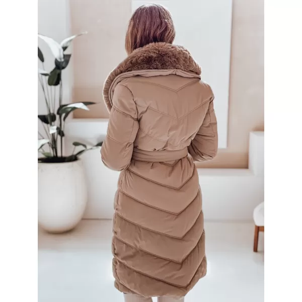  Geacă pentru doamne DSTREET TY5077 CARAMEL 