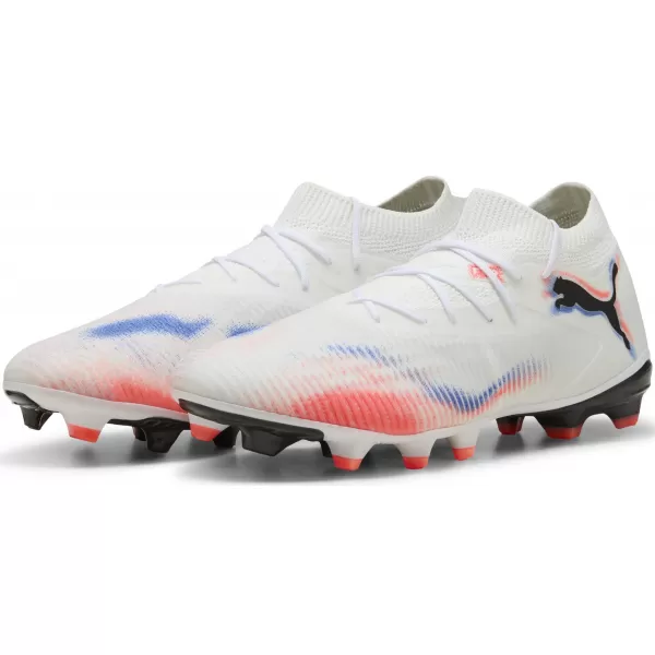  Pantofi pentru bărbați PUMA FUTURE 8 MATCH FG/AG 10859301 WHITE/ ALB/PUMA NEGRU/ROȘU STRĂLUCITOR 