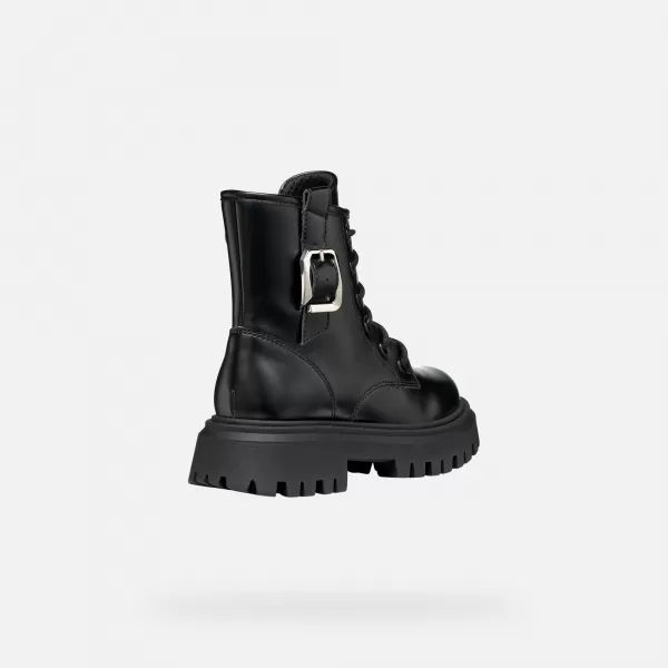  Botine pentru fete GEOX MAQUINNENS J56M6C000CNC9999 NEGRU 