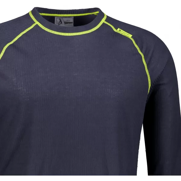  Set termic pentru bărbați ALTISPORT GAIN GRI ÎNCHIS/LIME 