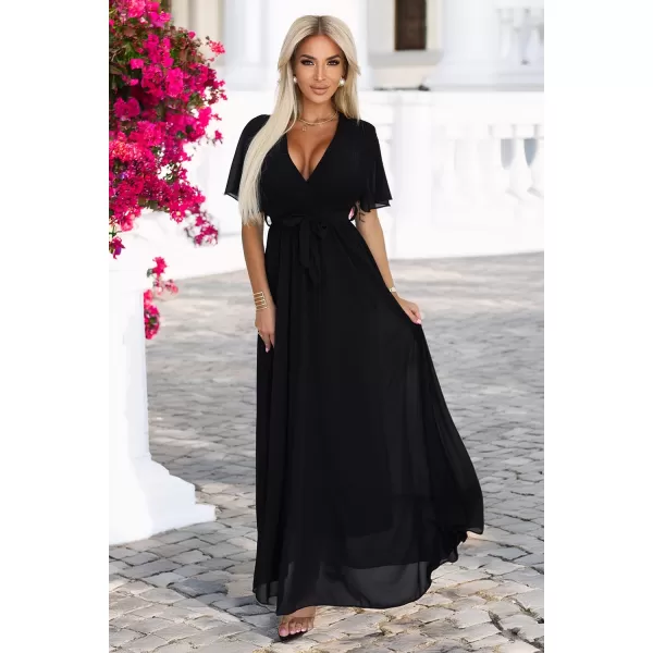  Rochie NUMOCO 545-5 NEGRU 