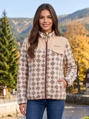 Hanorac de damă din fleece ALTISPORT GENESIS BEJ