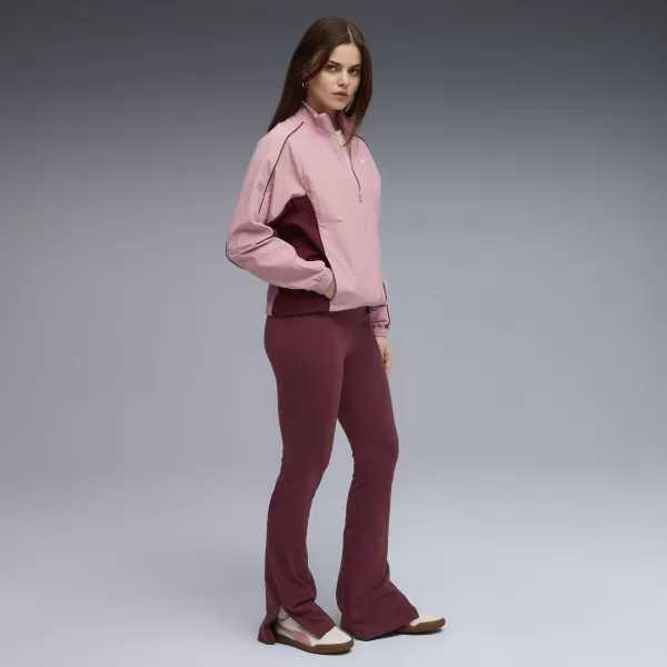  Jambiere de damă PUMA HER HIGH-WAIST FLARED LEGGINGS 68815696 STRĂLUCIRE RUBIN 