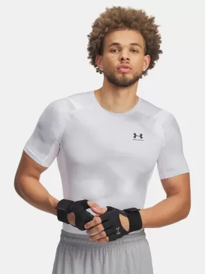 Tricou pentru bărbați UNDER ARMOUR UA HG ARMOUR PRINTED SS 1383321-101 ALB