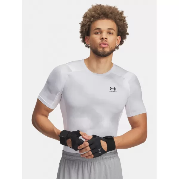  Tricou pentru bărbați UNDER ARMOUR UA HG ARMOUR PRINTED SS 1383321-101 ALB 
