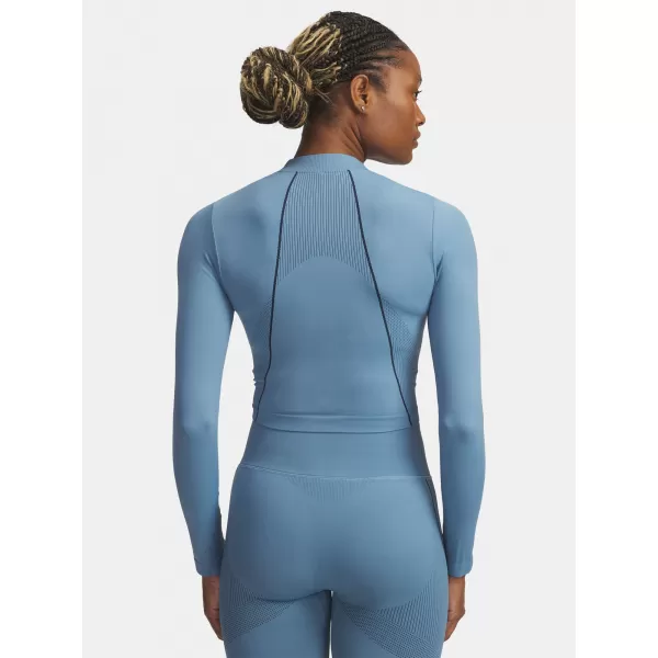  Tricou pentru femei UNDER ARMOUR UA VANISH SEAMLESS LS 6000645-418 ALBASTRU 