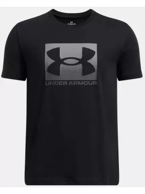 Tricou băieți UNDER ARMOUR UA B BOXED SPORTS UPDATE SS 1388672-001 NEGRU