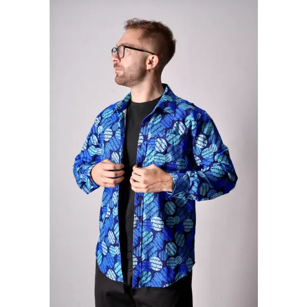  Cămașă pentru bărbați ALTISPORT GREEN ALBASTRU 