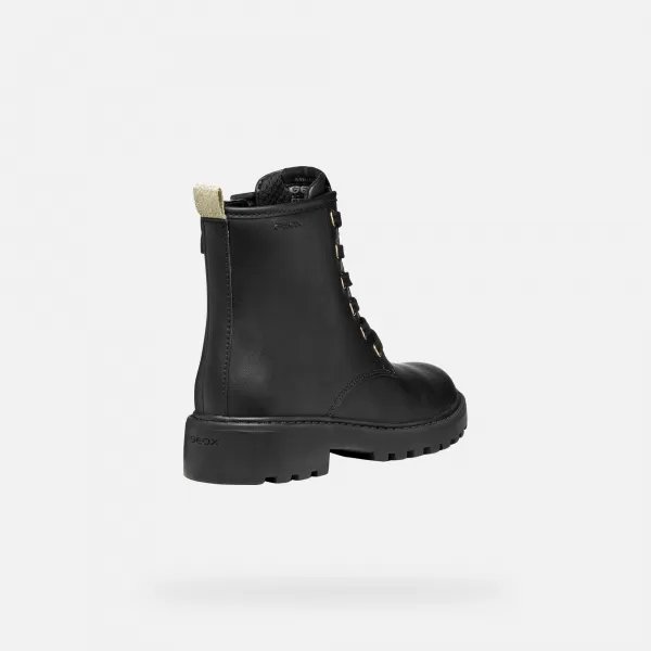  Botine pentru fete GEOX CASEY HARRY POTTER J5620B000BCC9999 NEGRU 