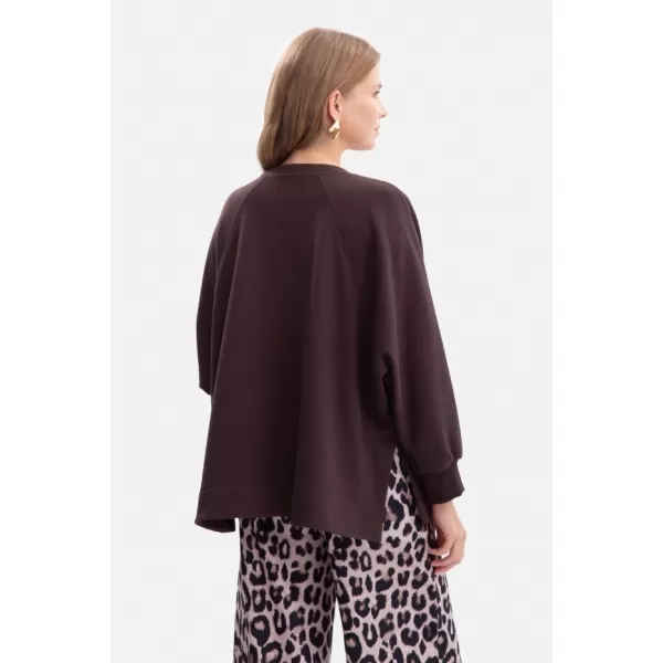  Hanorac de dama BEWEAR B306 CIOCOLATA NEAGRA 