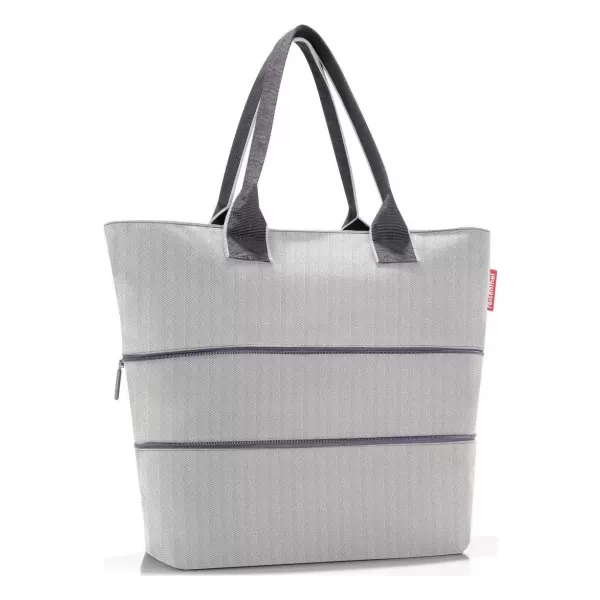  Geantă de mână REISENTHEL SHOPPER E1 GRI HERINGBONE 