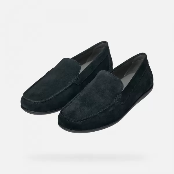  Mocasini pentru bărbați GEOX ASCANIO G002709 ALBASTRU ÎNCHIS 