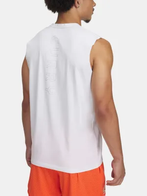 Maiou bărbătesc UNDER ARMOUR CURRY SLVS TEE 1390352-100 ALB