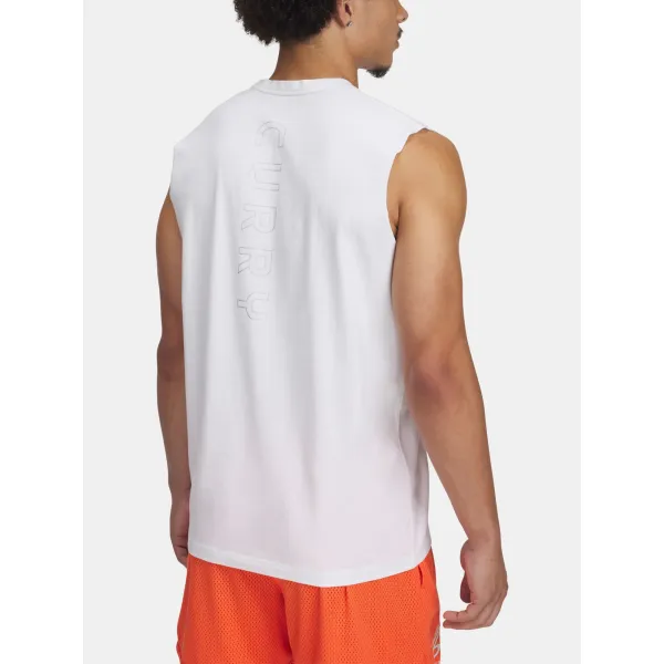  Maiou bărbătesc UNDER ARMOUR CURRY SLVS TEE 1390352-100 ALB 