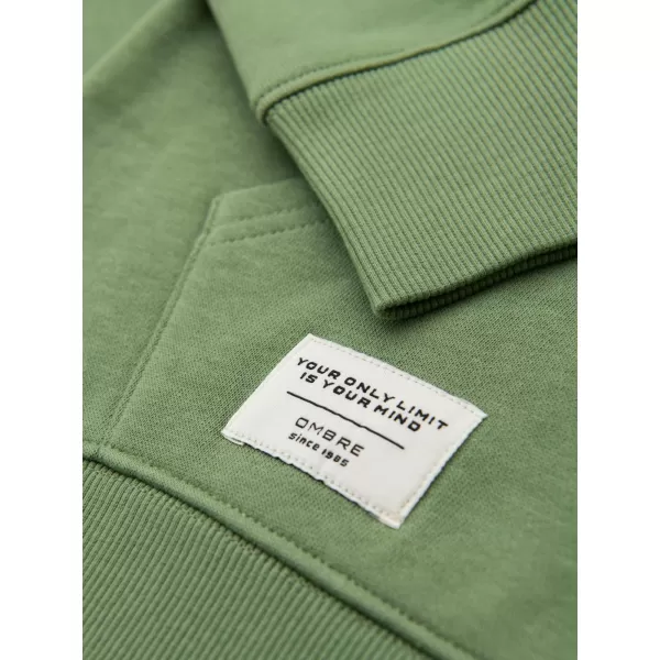  Hanorac pentru bărbați OMBRE B1674 VERDE 