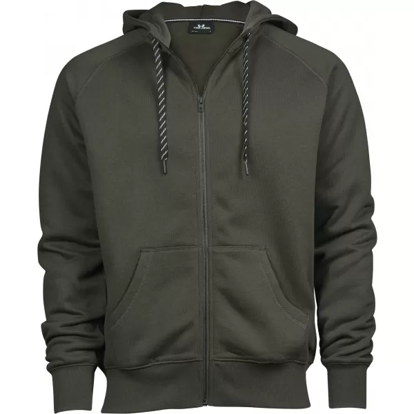  Hanorac pentru bărbați TEE JAYS | TJ 5435 VERDE INTENS 