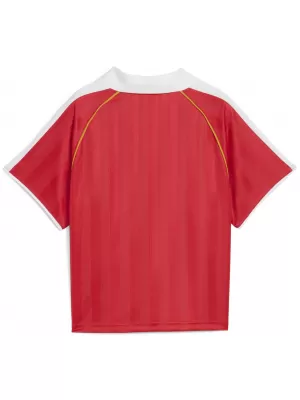 Tricou pentru femei PUMA T7 RELAXED FOOTBALL JERSEY 63215711 PENTRU TOTDEAUNA ROȘU