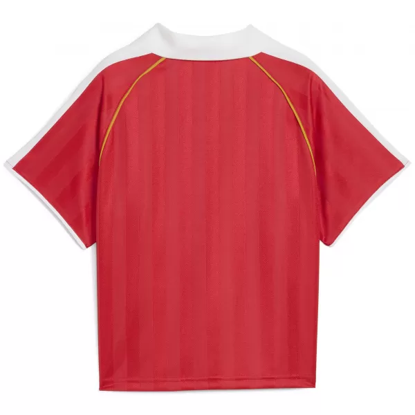  Tricou pentru femei PUMA T7 RELAXED FOOTBALL JERSEY 63215711 PENTRU TOTDEAUNA ROȘU 