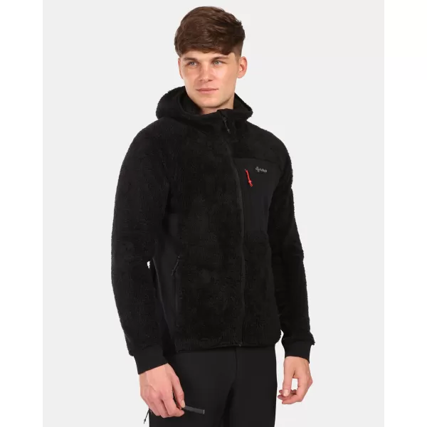  Hanorac pentru bărbați din fleece KILPI NORKA-M ZM0204KI NEGRU 