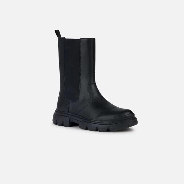  Botine pentru fete GEOX JUNETTE NEGRU 