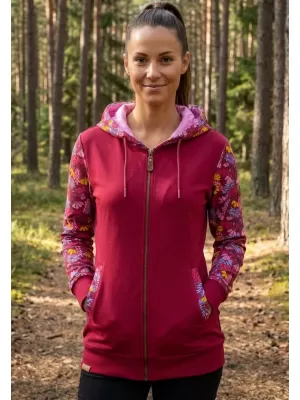 Hanorac de dama ALTISPORT GALAH BURGUNDIA