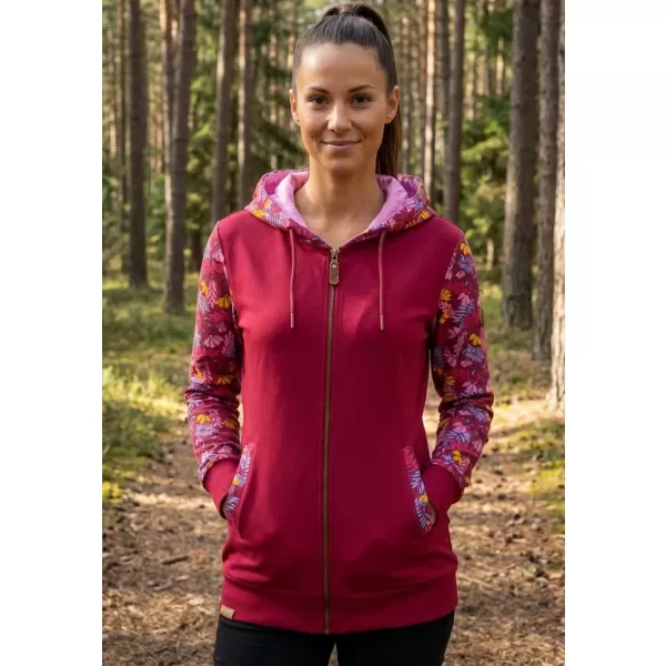  Hanorac de dama ALTISPORT GALAH BURGUNDIA 