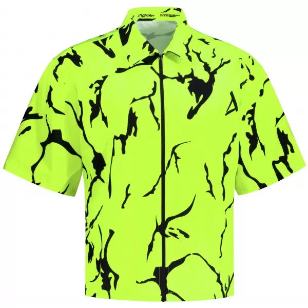  Cămașă premium pentru bărbați ALTISPORT VOJ/ALM052KOS01 VERDE NEON 