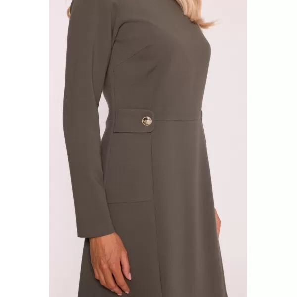  Rochie STYLOVE S419 KAKI 
