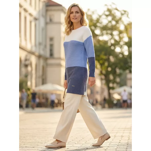  Pulover de dama KIXMI VIENNA ALBASTRU 