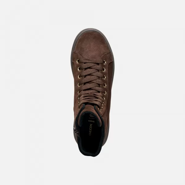  Pantofi de dama GEOX SPHERICA EC4.1 G009293 MARO ÎNCHIS 