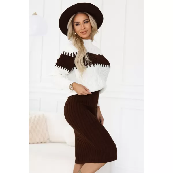  Rochie NUMOCO 571-2 CIOCOLATĂ 