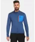 Hanorac pentru bărbați din fleece KILPI ERIN-M ZM0206KI ALBASTRU ÎNCHIS