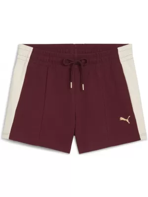 Pantaloni scurți pentru doamne PUMA T7 PINTUCK SHORTS 4' 63213996 RUBY SHIMMER