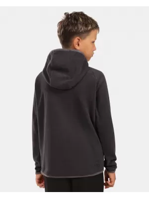 Hanorac fleece pentru băieți KILPI FLOND-JB ZJ0202KI NEGRU