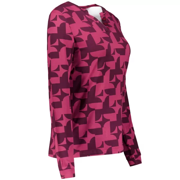  Tricou pentru femei ALTISPORT GINA BURGUNDIA 