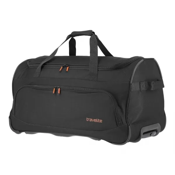  Valiză TRAVELITE Basics Fresh Wheeled Duffle NEGRU 