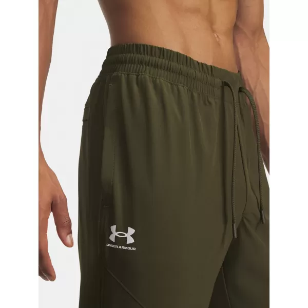  Pantaloni de trening pentru bărbați UNDER ARMOUR UA VIBE WOVEN JOGGER 1386557-308 VERDE 