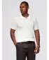Tricou pentru bărbați OMBRE OM-POSS-0158 ALB