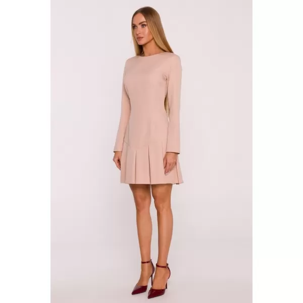  Rochie MOE M872 BEJ 