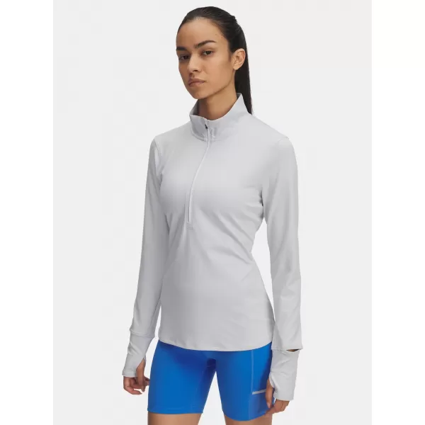  Tricou pentru femei UNDER ARMOUR UA LAUNCH PRO HALF ZIP 1379349-014 GRI 