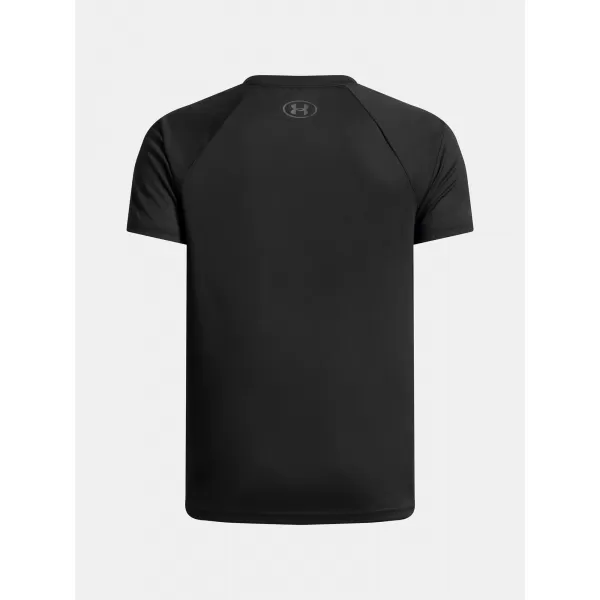  Tricou băieți UNDER ARMOUR UA TECH SPLIT WORDMARK SS 1383010-003 NEGRU 