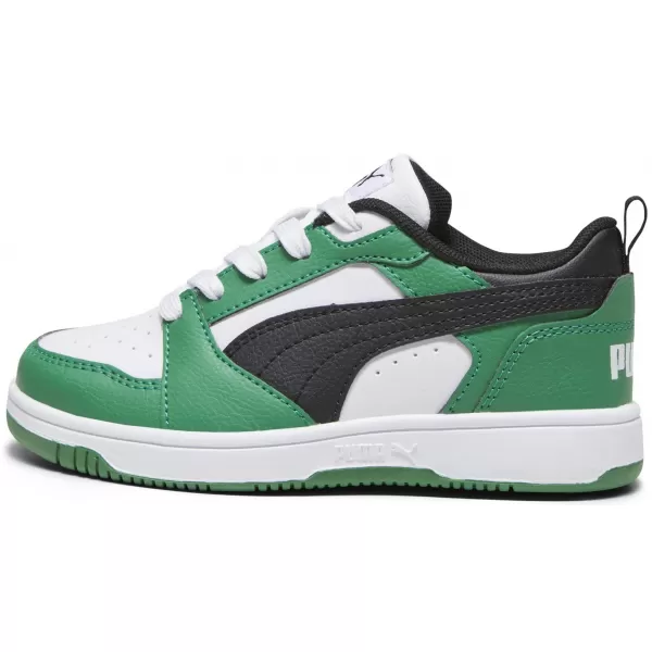  Cizme PUMA REBOUND V6 LO PS 39383405 PUMA WHITE/PUMA BLACK/VERDE 