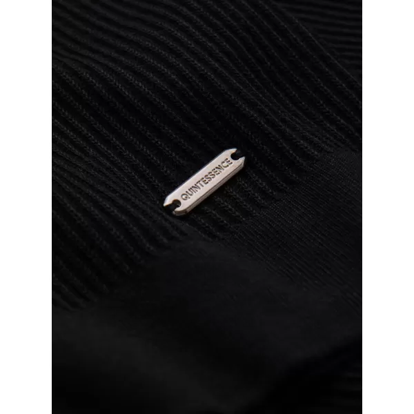  Tricou pentru bărbați OMBRE OM-POSS-0160 NEGRU 