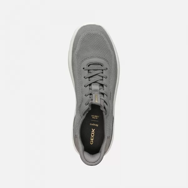  Adidași pentru bărbați GEOX SPHERICA PLUS GRI ÎNCHIS 
