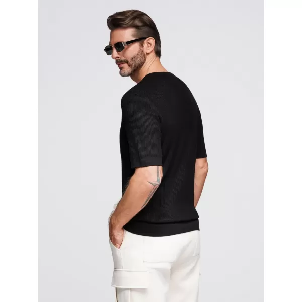  Cămaşă OMBRE OM-TSCT-0254 NEGRU 