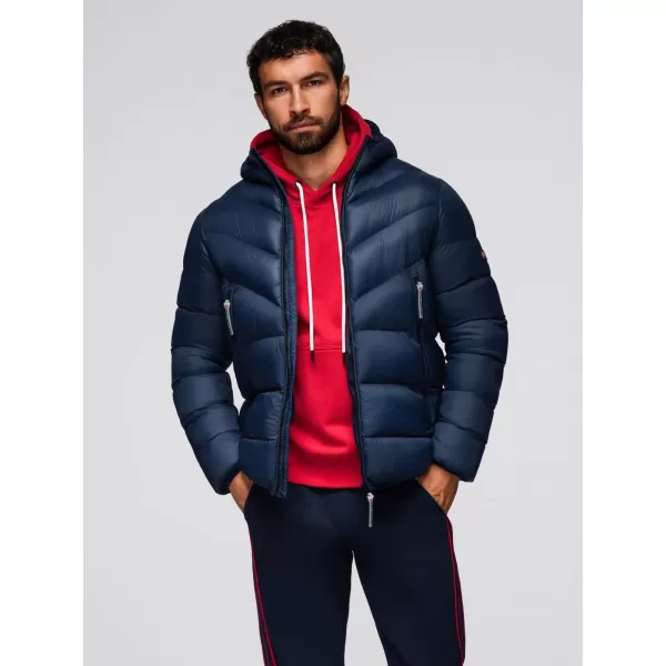  Sacou OMBRE OM-JAHP-0303 ALBASTRU MARIN 