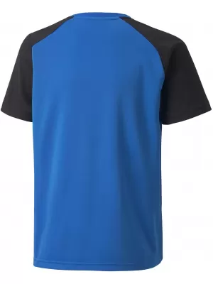 Jersey pentru copii PUMA TEAMPACER JERSEY JR 70492602 ALBASTRU ELECTRIC / NEGRU / ALB